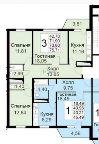 Квартира на продажу в Малых Вяземе, , 1 фото №3
