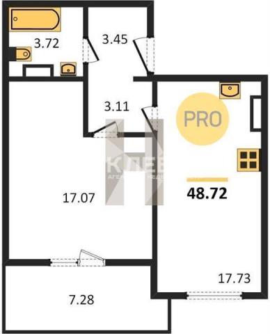 Квартира на продажу в Пермье, Докучаева улица, 23 фото №6
