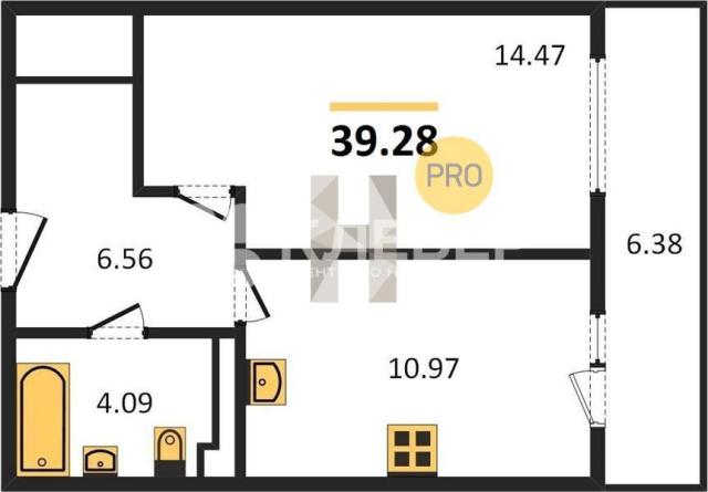 Квартира на продажу в Пермье, Карпинского улица, 99г фото №3