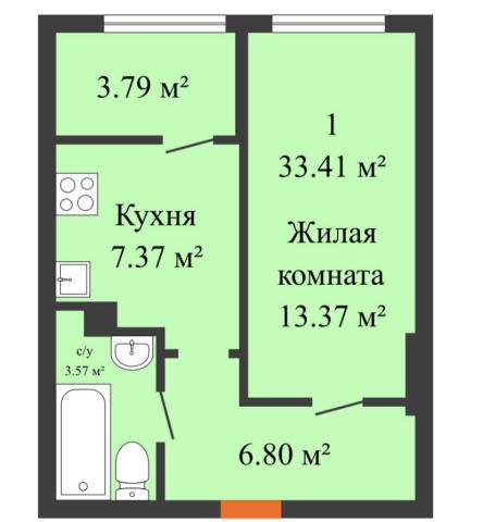 Квартира на продажу в Ростове-на-Дону, Привокзальная улица, 3Б фото №11