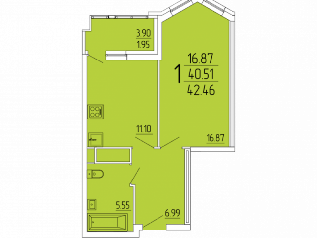 Квартира на продажу в Пензе, улица Кордон Студеный, 47 фото №0