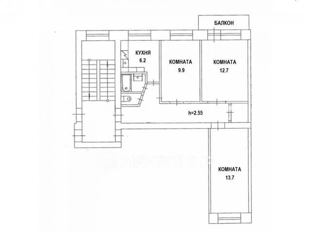Квартира на продажу в Большом Савино, Уинская ул., 40 фото №19