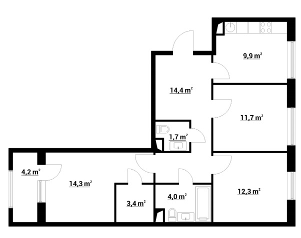 Квартира на продажу в Москве, Тайнинская улица, 9с2 фото №2