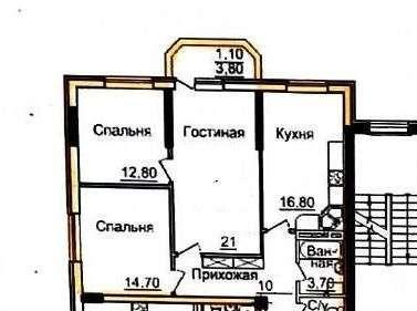 Квартира на продажу в Ростове-на-Дону, переулок Крючкова, 1/20 фото №7