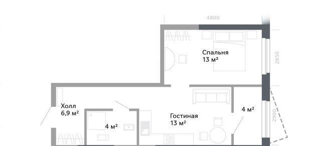 Квартира на продажу в Ростове-на-Дону, переулок Островского, 92 фото №2