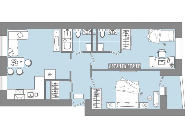 Квартира на продажу в Ульяновске, б-р Знаний, стр. 4 фото №0