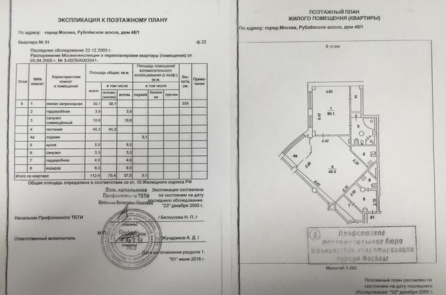 Квартира на продажу по адресу Россия, Московская область, Москва, Рублевское шоссе, 48/1 фото №1