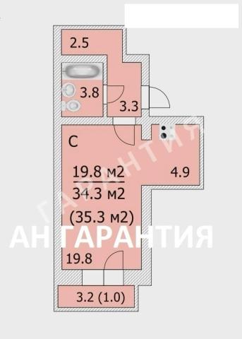Квартира на продажу в Вологде, Гагарина улица, 80а фото №0