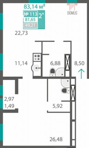 Квартира на продажу в Симферополе, проспект Александра Суворова, 3 фото №0