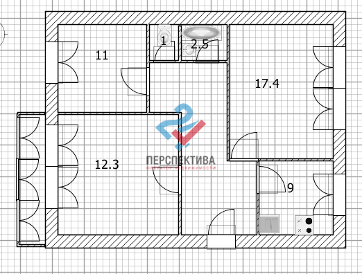 Квартира на продажу в Ульяновске, проезд Героя России Аверьянова, 14 фото №21