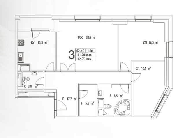 Квартира на продажу в Москве, Дмитровское шоссе, 13 фото №6