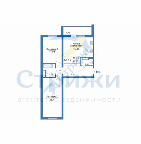 Квартира на продажу в Пригородном, ул. Ласковая, 15 фото №4