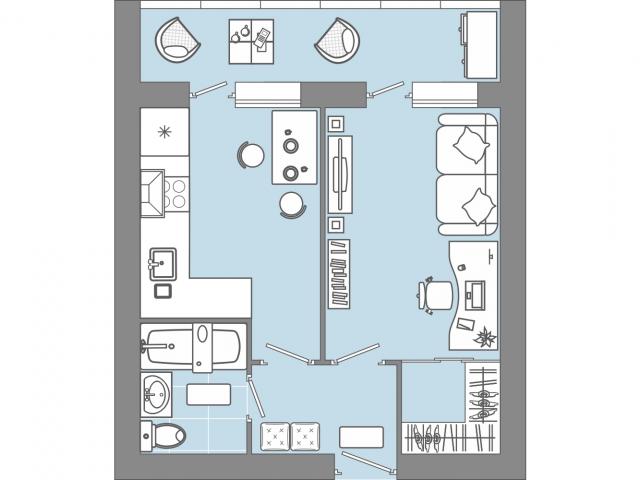 Квартира на продажу в Ульяновске, мкр. Волжские кварталы, стр. 8 фото №0
