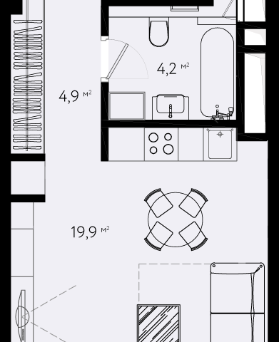 Квартира на продажу в Москве, Заречная улица, 4Бс2 фото №3