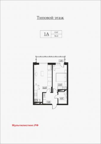 Квартира на продажу в Казане, Сибгата Хакима ул, 51 фото №1