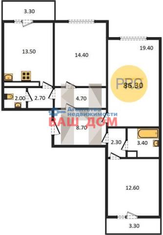 Квартира на продажу в Воронеже, Димитрова улица, д51 фото №3