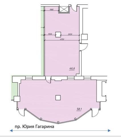 Торговая площадь в аренду в Санкт-Петербурге, Юрия Гагарина проспект, 14к1 фото №0