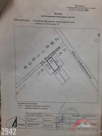Участок на продажу в Анапе, Ростовская улица, 25 фото №3
