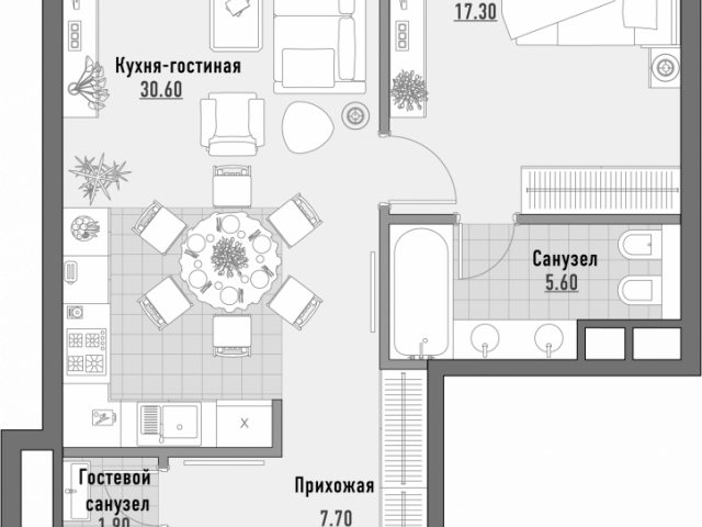 Квартира на продажу в Москве, Центральный административный округ фото №1