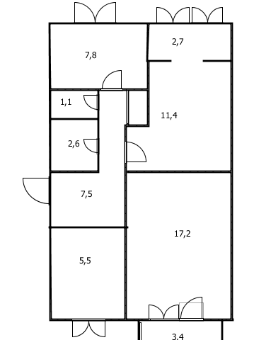 Квартира на продажу в хуторе Воскресенский, Молодёжная улица, 54 фото №9