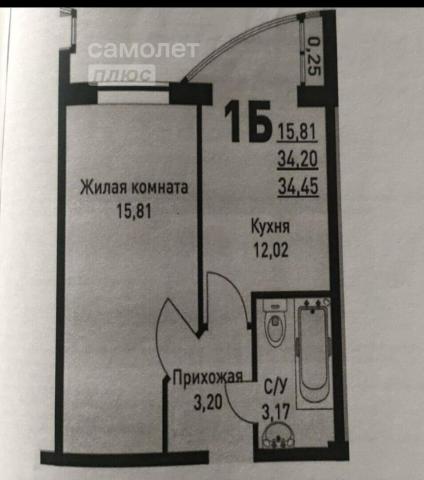 Квартира на продажу в Небуге, улица Газовиков, 3А/3 фото №0