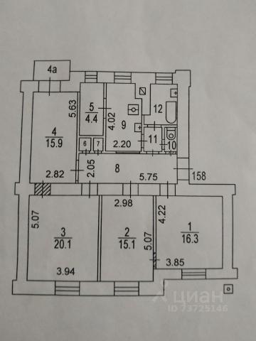 Комната на продажу в Москве, Краснопрудная ул, 7-9 фото №12
