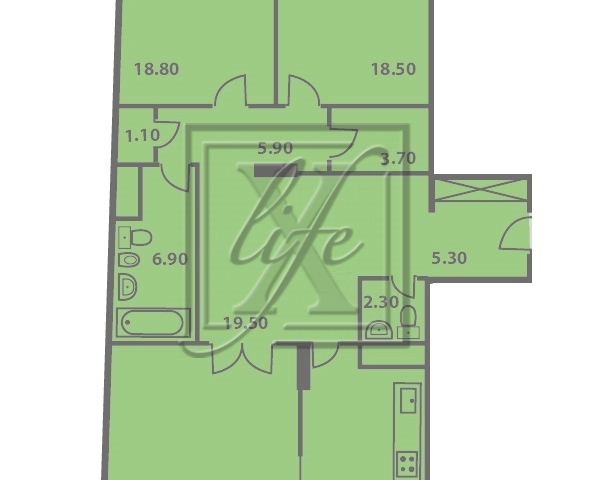 Квартира на продажу в Москве, улица Гризодубовой, 4к3 фото №21