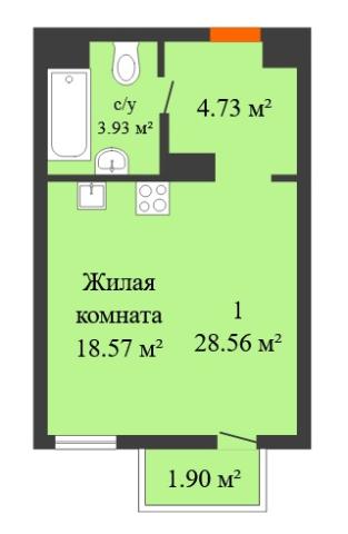 Квартира на продажу в Ростове-на-Дону, улица Нансена, 109 фото №1