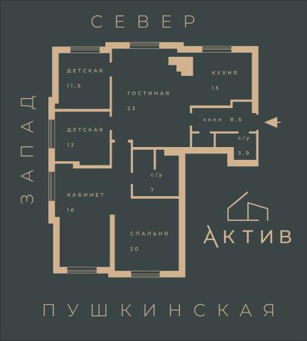 Квартира на продажу в Ростове-на-Дону, Пушкинская улица, 11/60 фото №21
