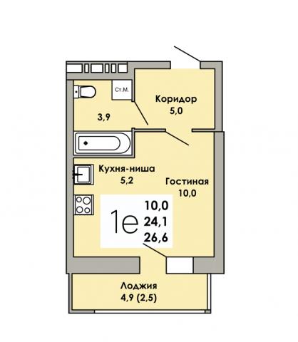 Квартира на продажу в Пермье, Спартаковская улица, 8 фото №0