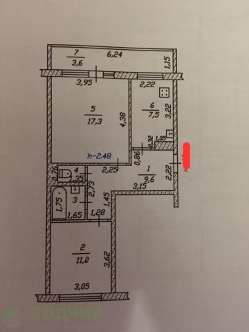 Квартира на продажу в Больших Катрасе, Молодёжная улица, 2 фото №0