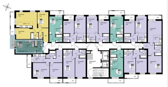 Квартира на продажу в Пермье, Клары Цеткин улица, 35 фото №4