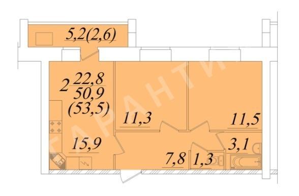 Квартира на продажу в Вологде, Новгородская улица, 42кВ фото №0