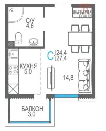 Квартира на продажу в Севастополе, улица Токарева, 15 фото №0