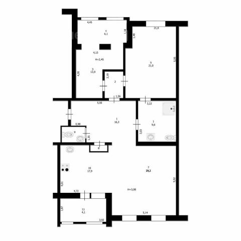Квартира на продажу в Омске, улица Сергея Лазо, 21 фото №12